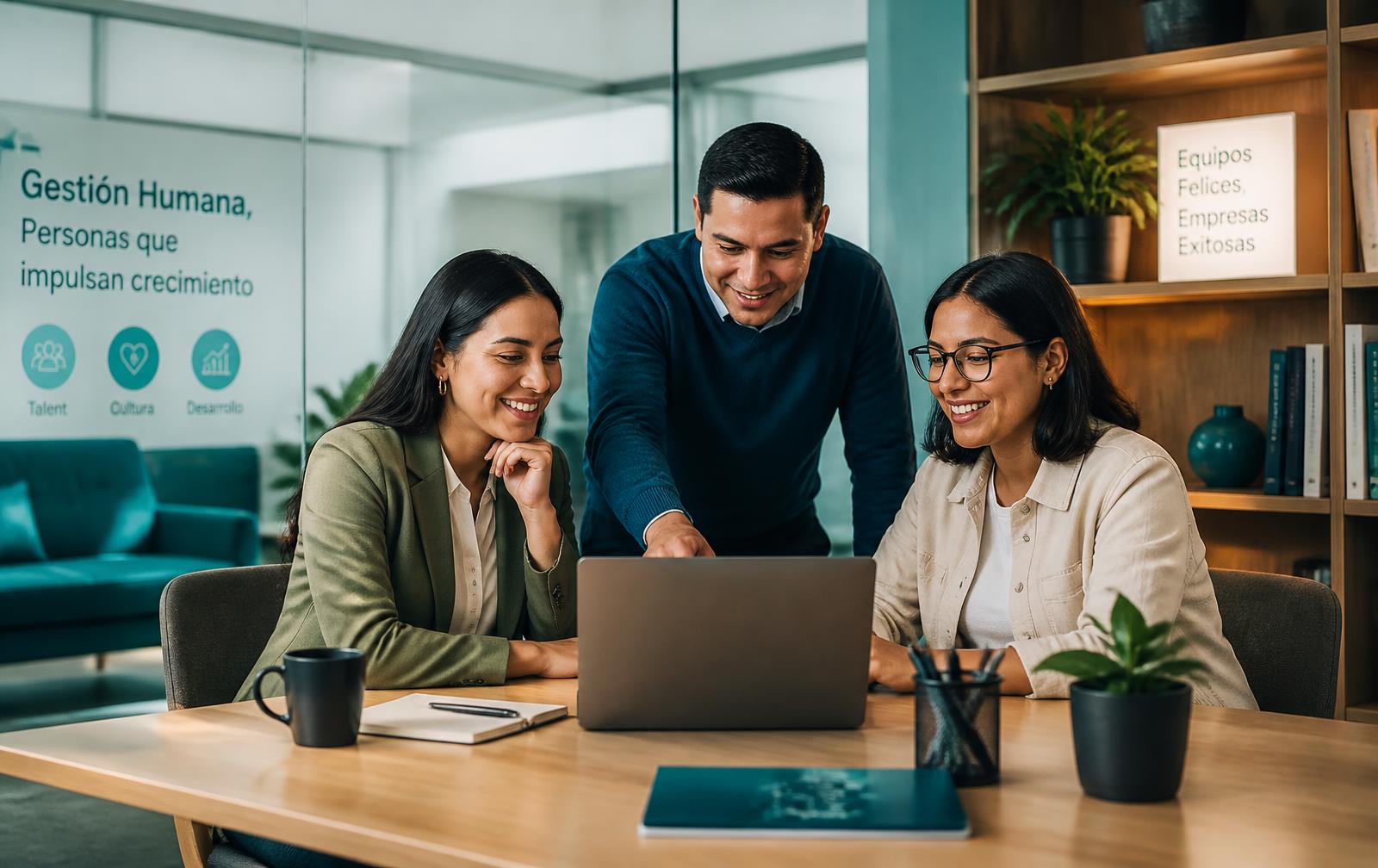 Equipo de recursos humanos revisando candidatos en LUMO